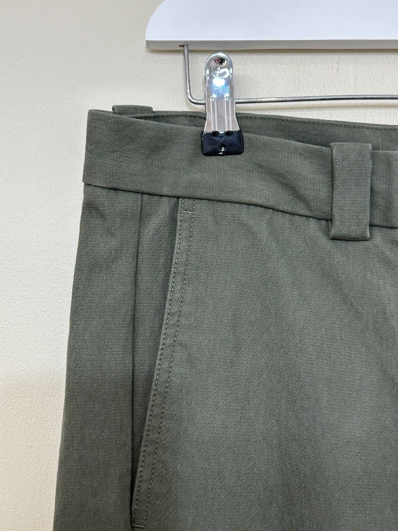 COS Khaki Green Tapered Leg Trousers - Size 12