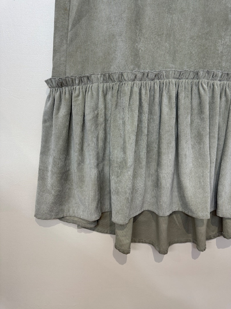ME+EM Green Cord Midi Skirt - Size 10