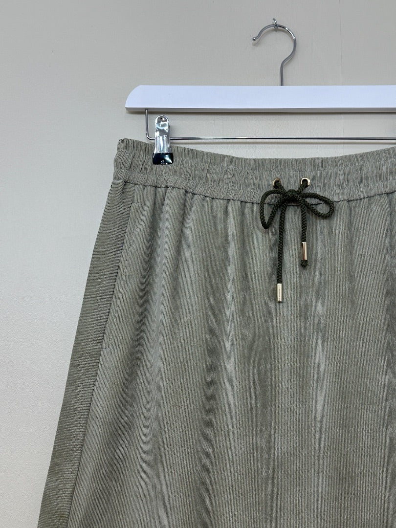 ME+EM Green Cord Midi Skirt - Size 10