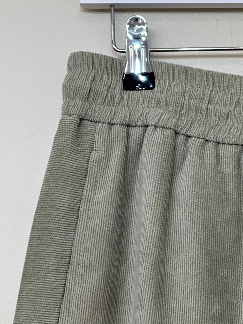 ME+EM Green Cord Midi Skirt - Size 10