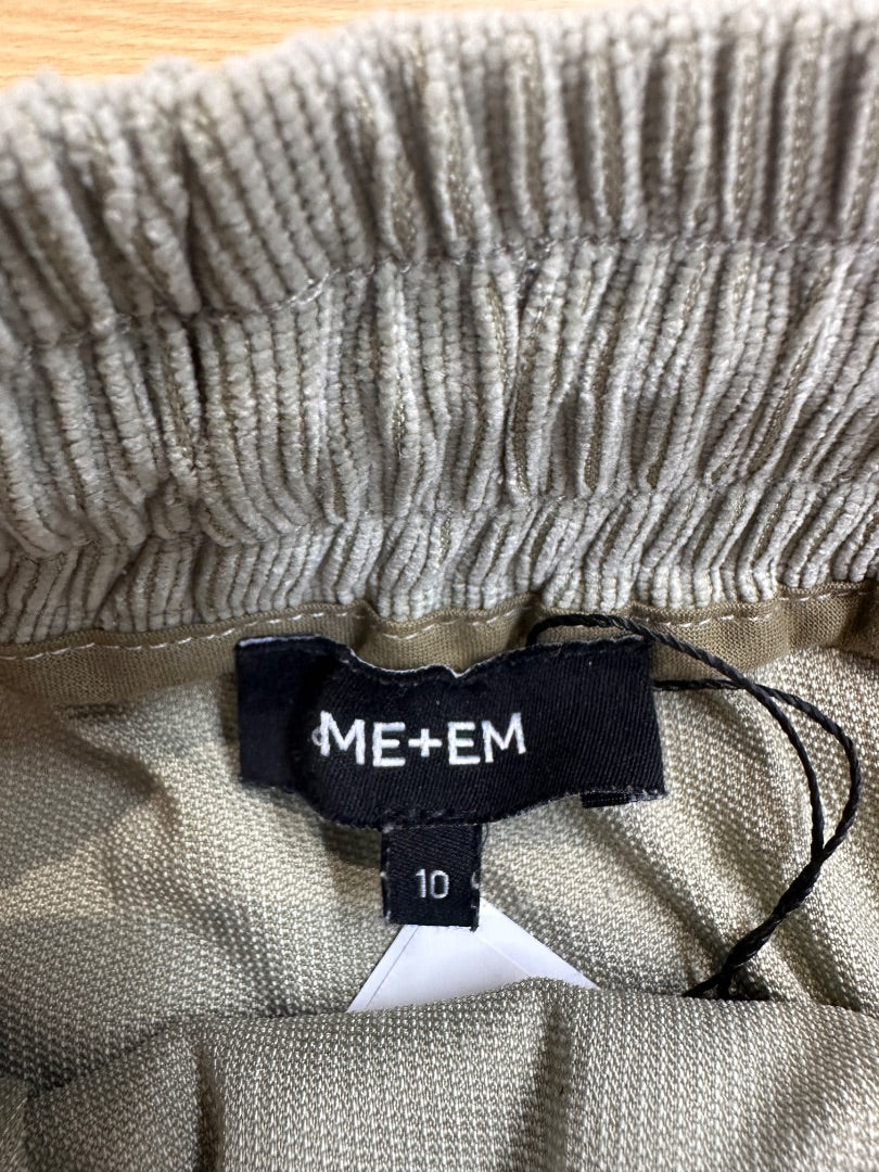 ME+EM Green Cord Midi Skirt - Size 10