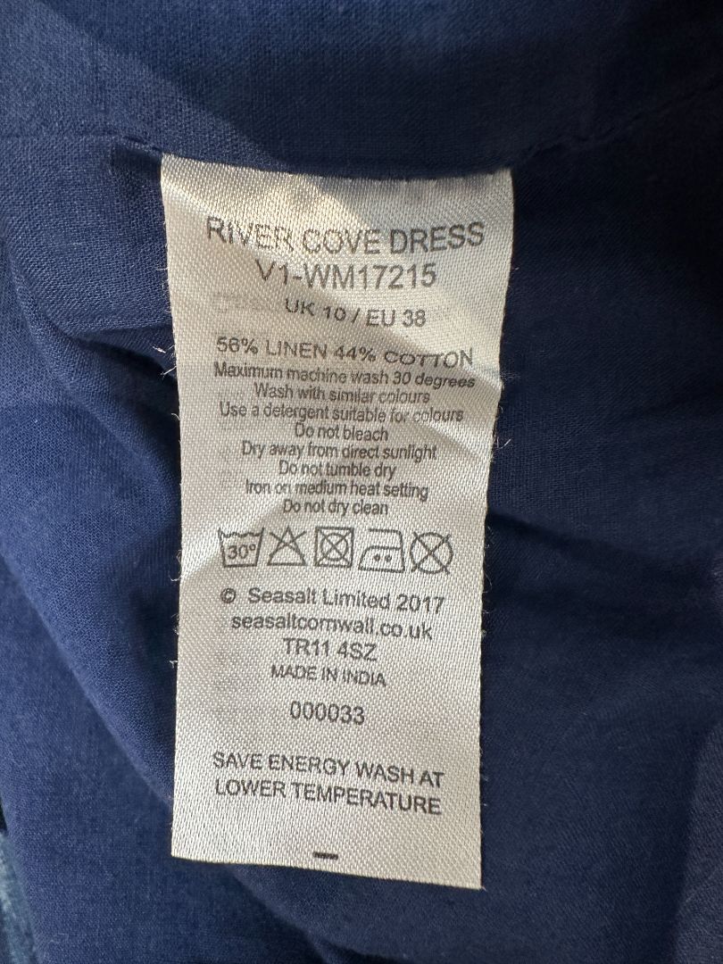 SEASALT Blue River Cove Dress - Size 10