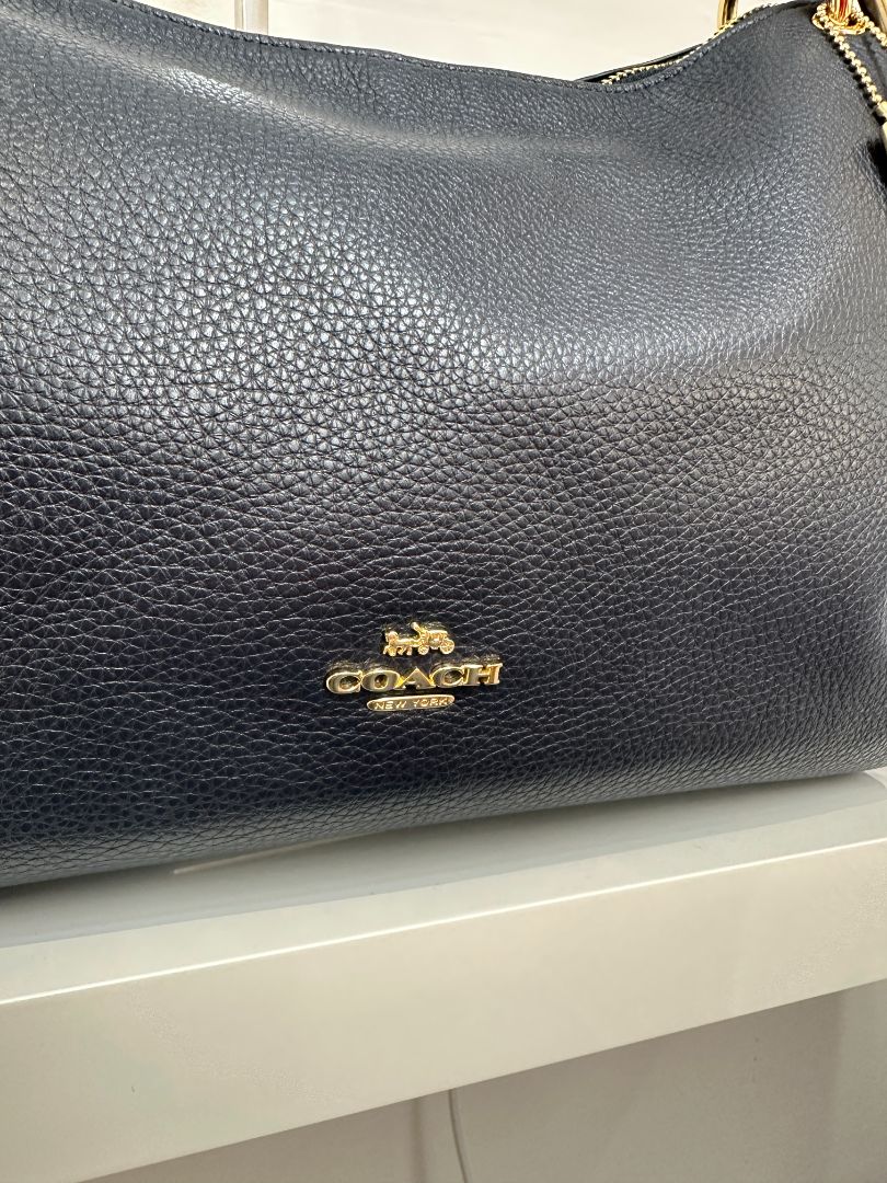 Coach Navy Clarkson Hobo Shoulder Bag