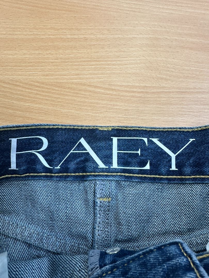 Raey Blue Long Denim Split Back Skirt - Size 10