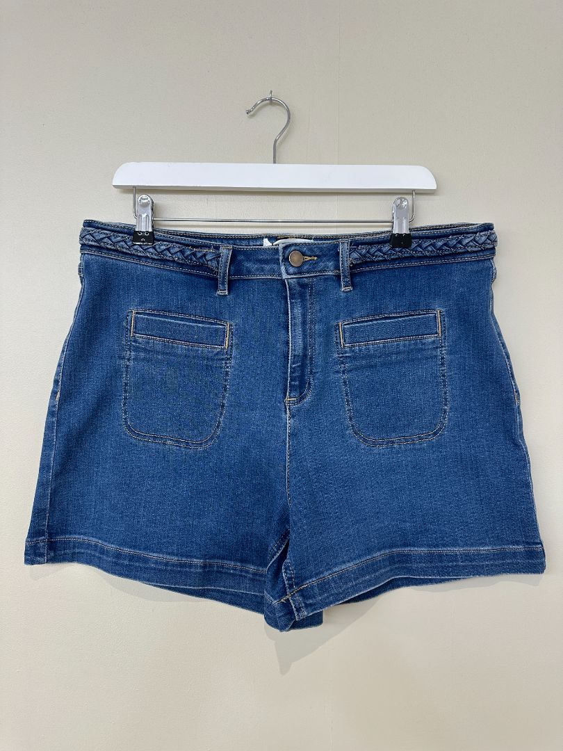 Monsoon Blue Denim Shorts - Size 16