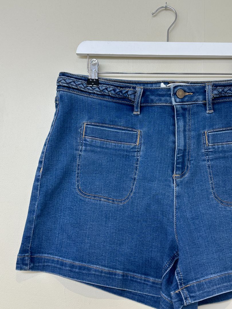 Monsoon Blue Denim Shorts - Size 16