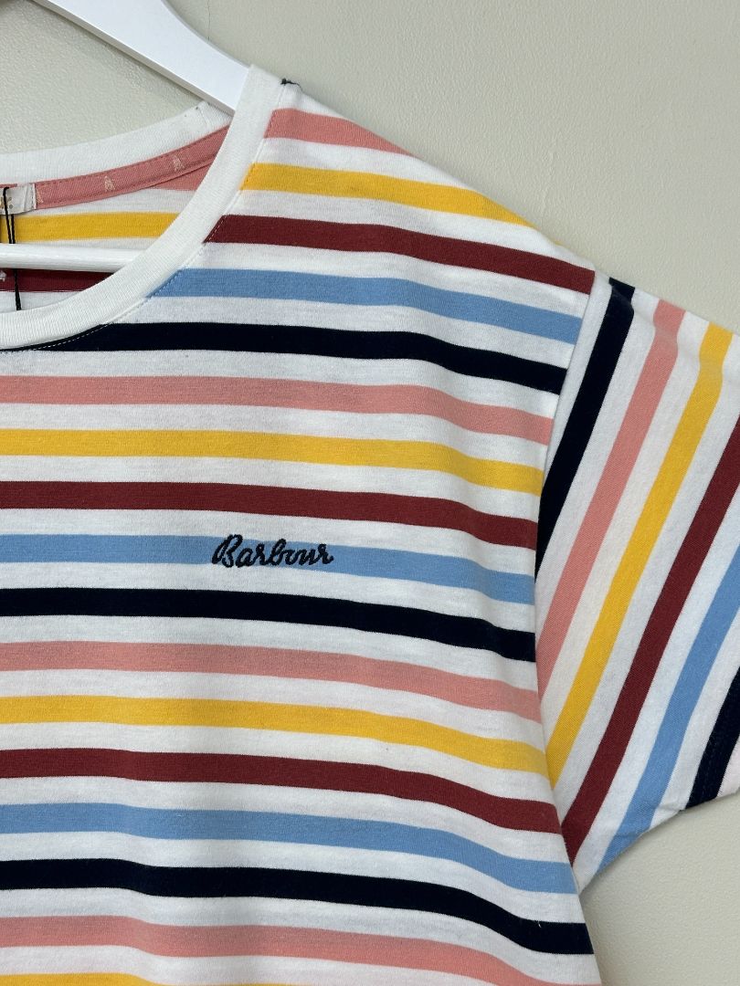 Barbour Multicoloured Saltwater Striped T-Shirt - Size 16